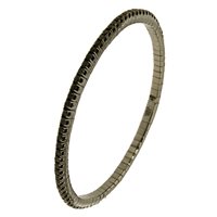 Bracciale Recarlo Tennis in Oro Diamante Black 2.20 Ct T83ML001/DK220-M - T83ML001/DK220-M
